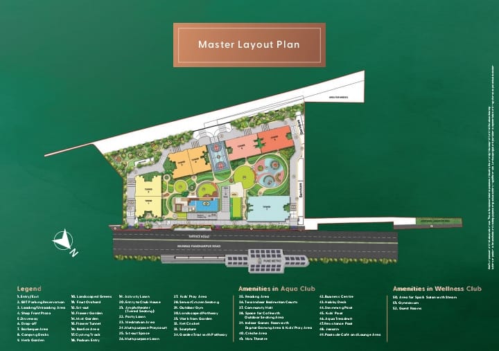 Godrej Emrald Waters. Floor plan